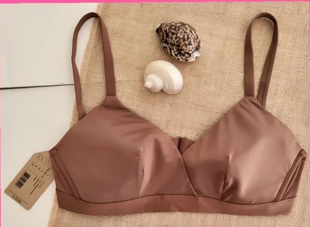 Bikini Calzedonia marrón ,parte superior