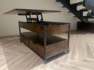 Mesa de centro estilo industrial