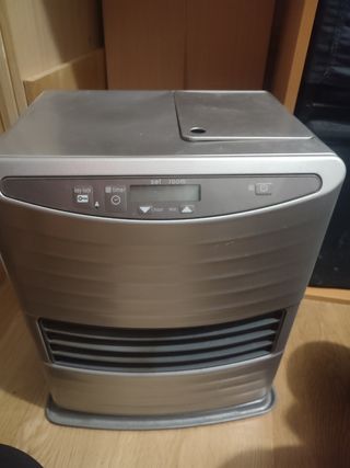 Estufa Parafina Gris/Plata