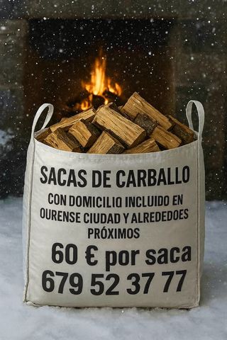 Sacas de Carballo con entrega en Ourense Ciudad
