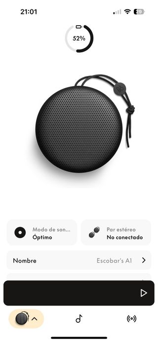 Altavoz Bang & Olufsen Beoplay A1 Negro