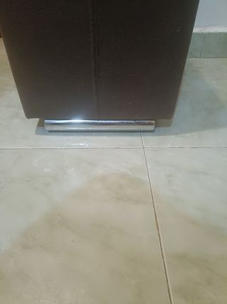 Puff Sillón Marrón Tela