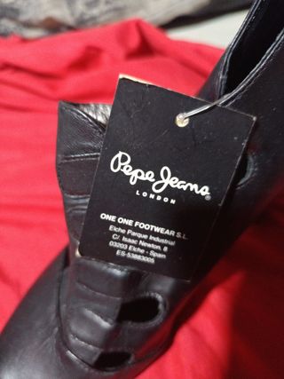 Zapatos Pepe Jeans Mujer Talla 38 Negros