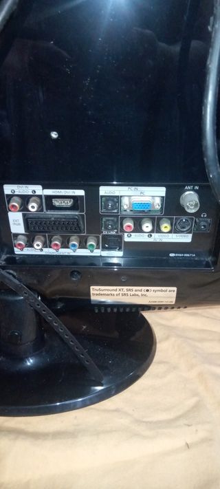 Televisión Samsung Negra