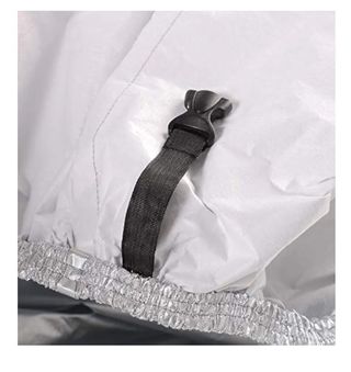 Funda para moto plateada