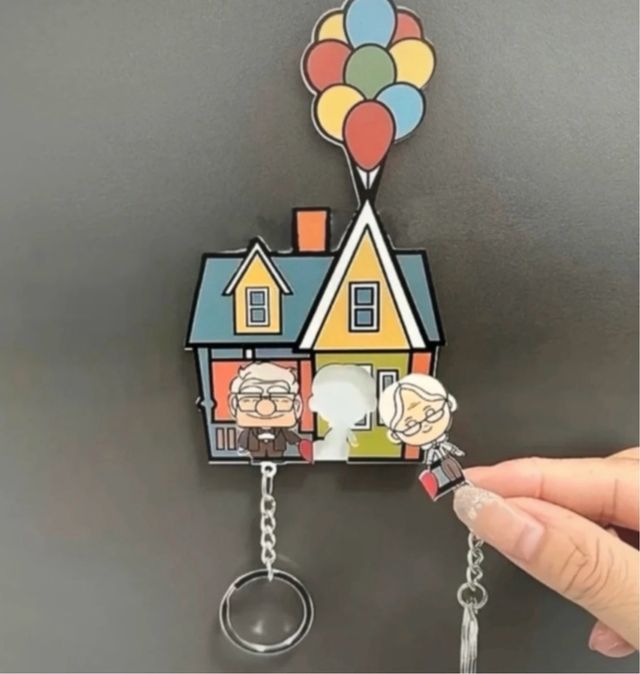 Llavero Casa con Globos UP