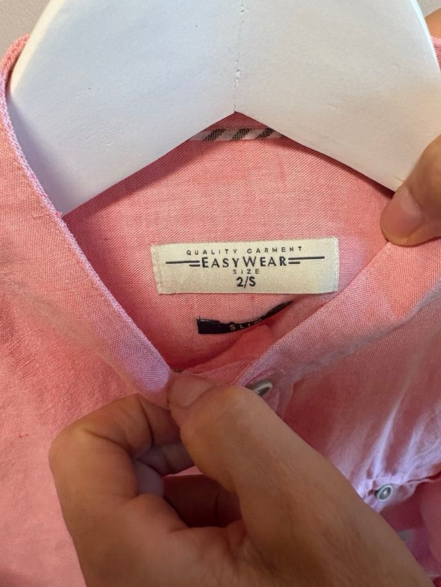 Camisa Easy Wear Rosa