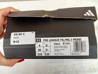 Chuteiras Adidas F50 Messi FG/MG J