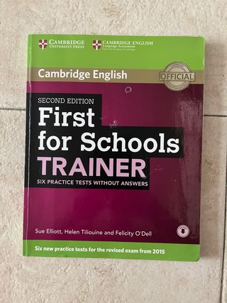 Libro inglés first