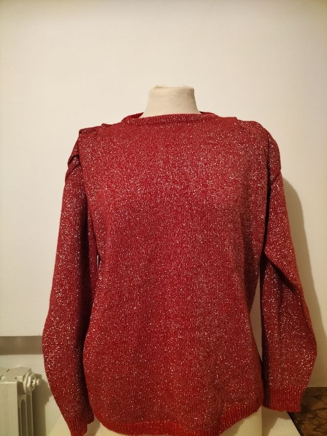 Maglia Lurex Rossa e Oro