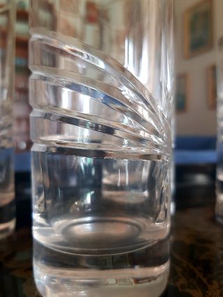 Set 6 Bicchieri Tumbler Cristallo Inciso