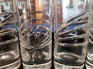 Set 6 Bicchieri Tumbler Cristallo Inciso