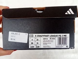 Chuteiras Messi X Crazyfast League FG J