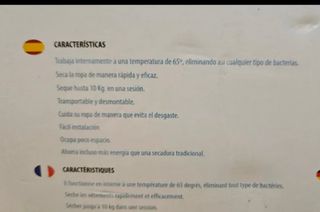 Secadora Portátil Cecotec