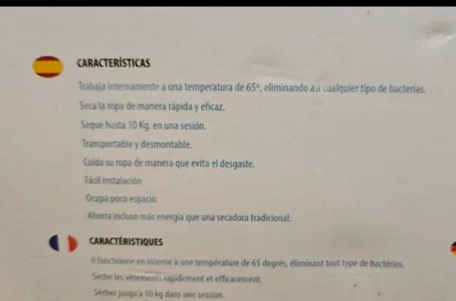 Secadora Portátil Cecotec