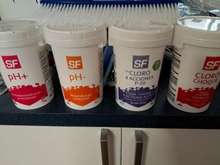 Kit Mantenimiento Piscina SF pH+/pH- Cloro