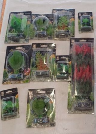 plantas artificiales acuario/pecera 