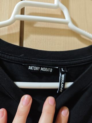 Camiseta Antonio Morato Negra Hombre