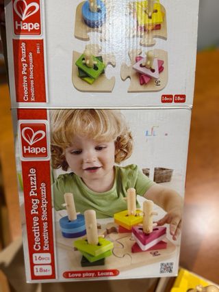 Puzzle Hape Creativo de Clavijas