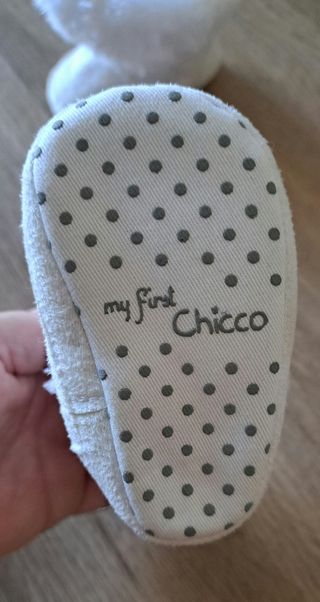 Scarpine neonata bianche morbide n 17