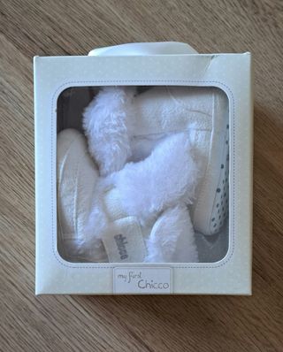 Scarpine neonata bianche morbide n 17