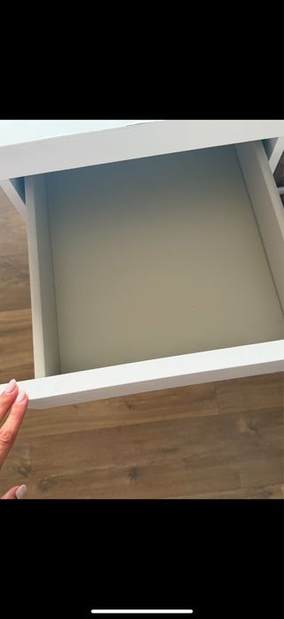 Escritorio IKEA blanco con cajonera