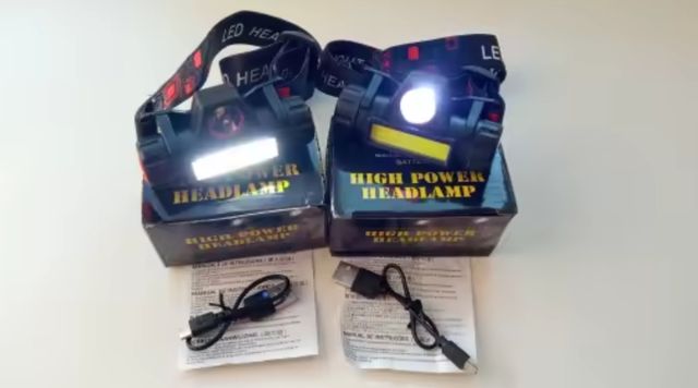 Linterna Frontal LED Recargable