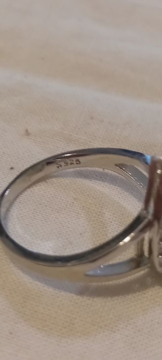 Anillo Plata con Piedra Verde