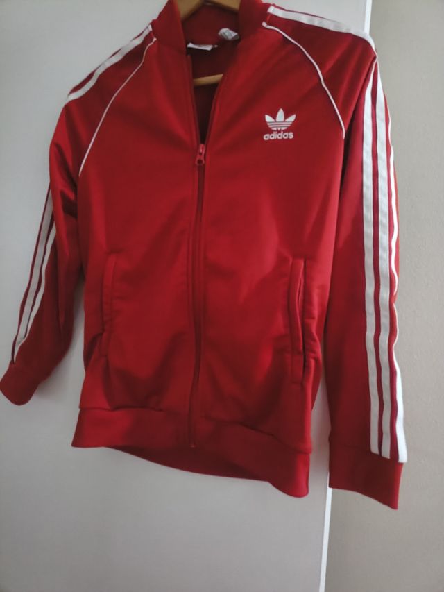 Chándal completo Adidas Rojo Talla 13-14 Años