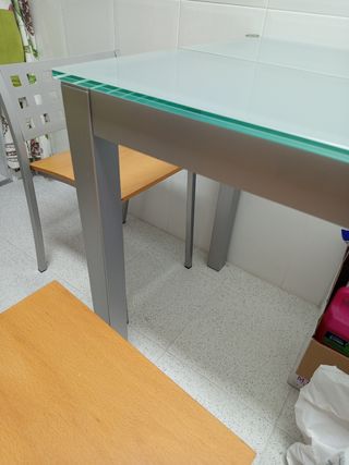 Conjunto de mesa de cocina con 2 sillas – moderno