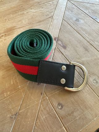 Cinturón Gucci Verde y Rojo Sherry Line 2010