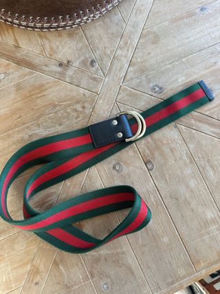 Cinturón Gucci Verde y Rojo Sherry Line 2010