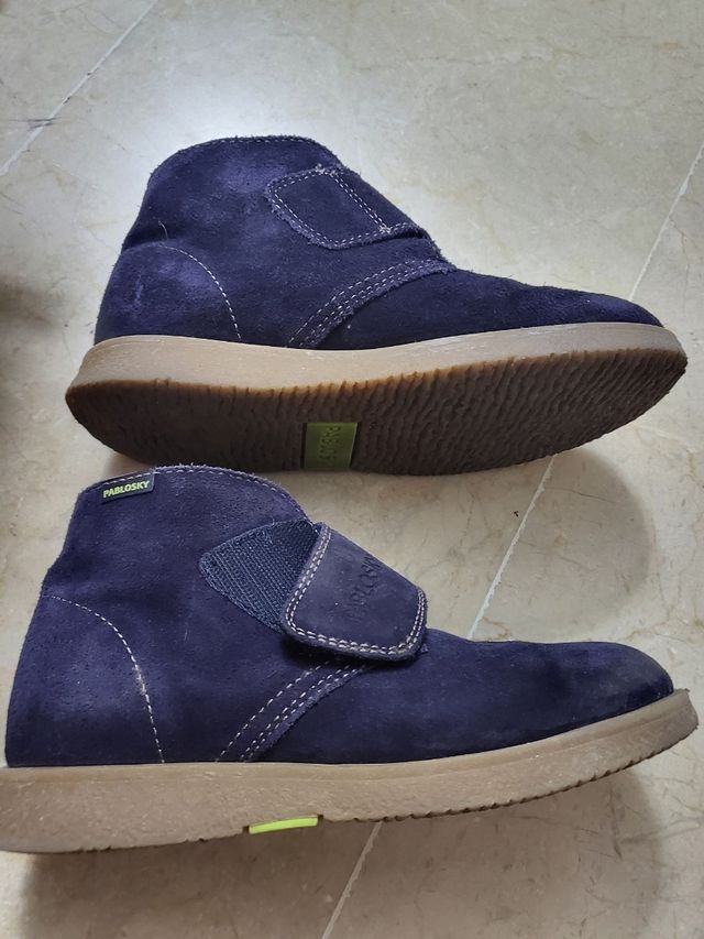 Botines Pablosky Azul Marino Talla 34
