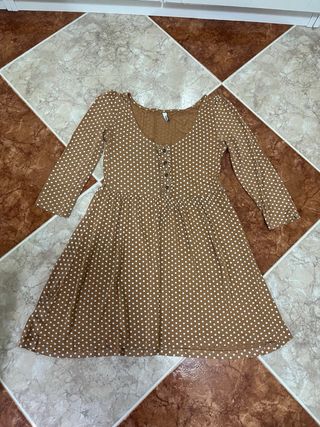 Lote 2 vestidos Stradivarius y Lefties de lunares