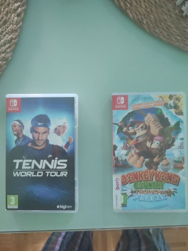 Juegos Nintendo Switch: Tennis World Tour y Donkey