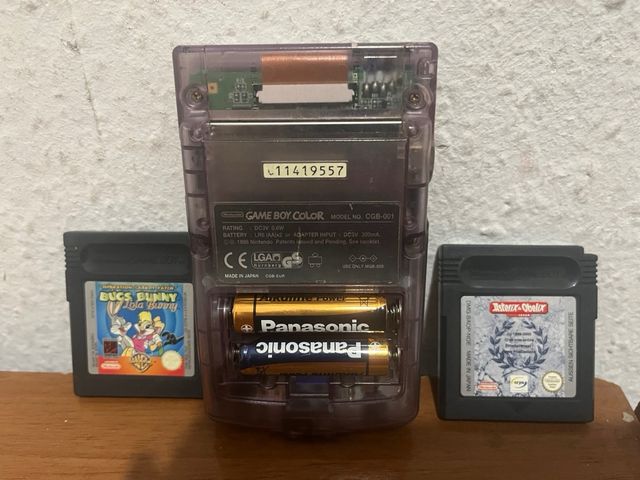 Consola Game Boy Color Morada + Juegos