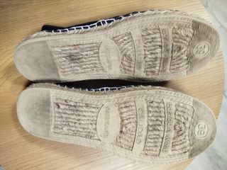 Alpargatas azules talla 39