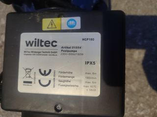 Bomba  motor eléctrica 180w .( Para agua) Piscina