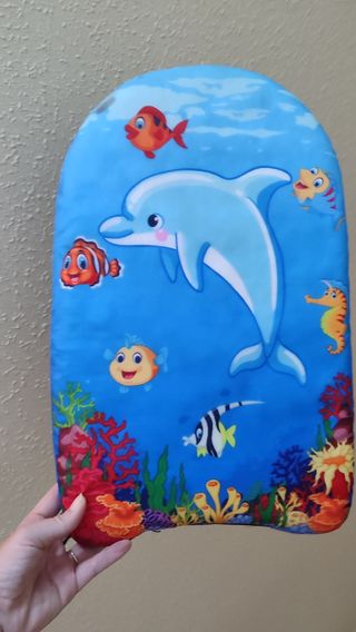 Mini tabla de surf con diseño de delfín