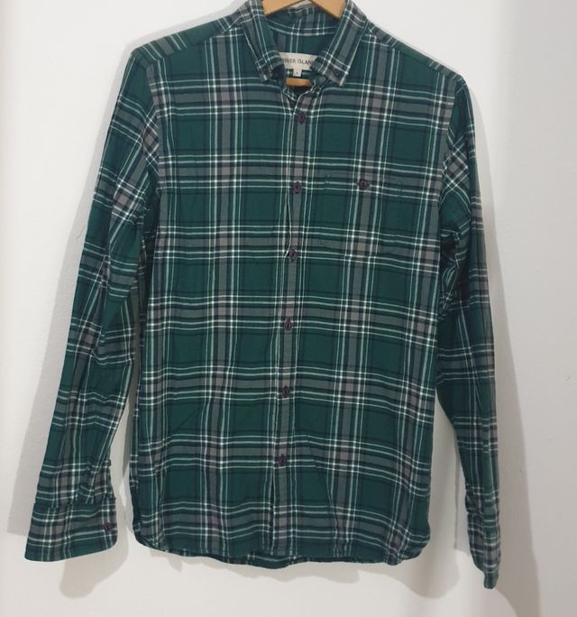 Camisa River Island verde talla S