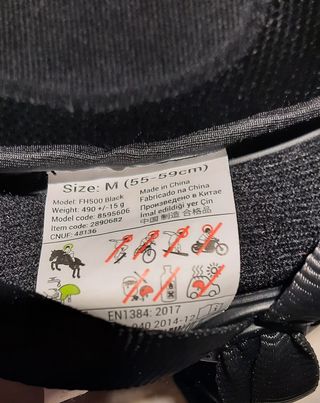 Casco Equitación Fouganza 500 Talla M