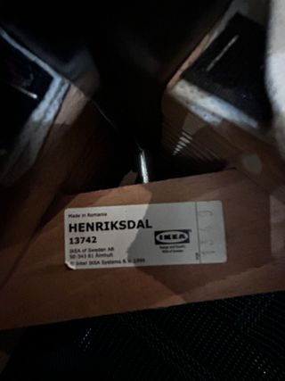 4 Sillas Comedor Desenfundables Ikea Henriksdal