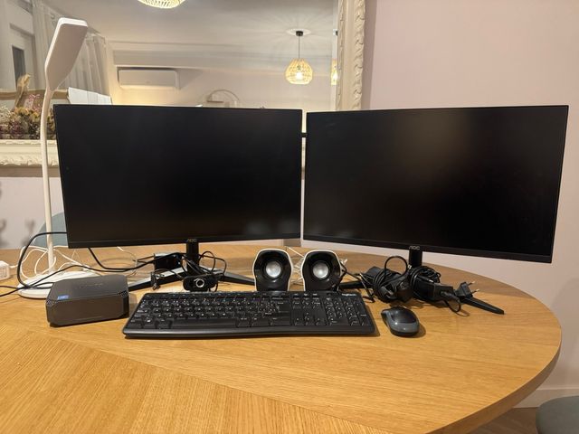 Pack completo oficina / teletrabajo – Mini PC + 