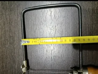 Sierra marquetería,arco de sierra y serrucho antig