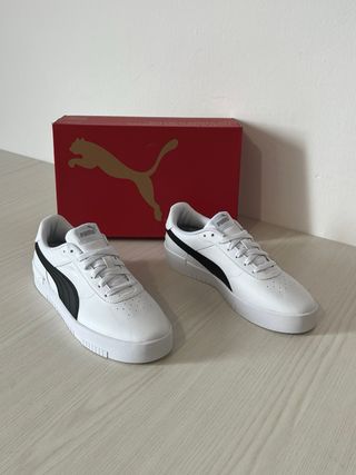 Scarpe Puma Bianche e Nere Tg 41