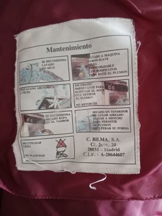 Abrigo Burdeos Hombre