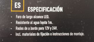 LED LAZER parrilla de faros Rally.