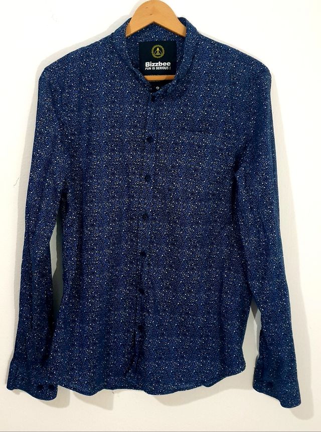 Camisa Bizzbee Azul Talla M