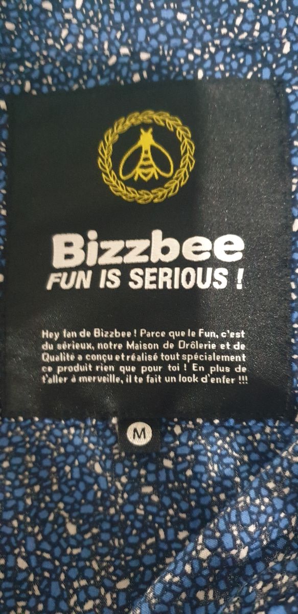 Camisa Bizzbee Azul Talla M