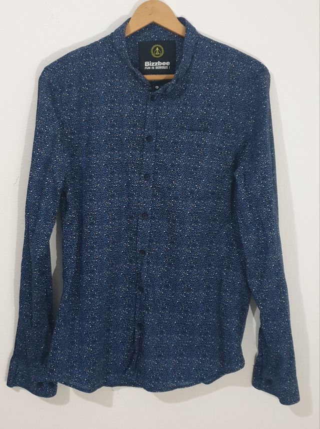 Camisa Bizzbee Azul Talla M